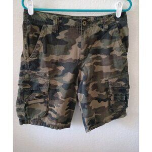 SubCulture Camo Cargo Shorts Mens Size 29 Good Condition